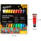 Mont Marte Acrylic Paint Set - 18 Pieces x 36 ml